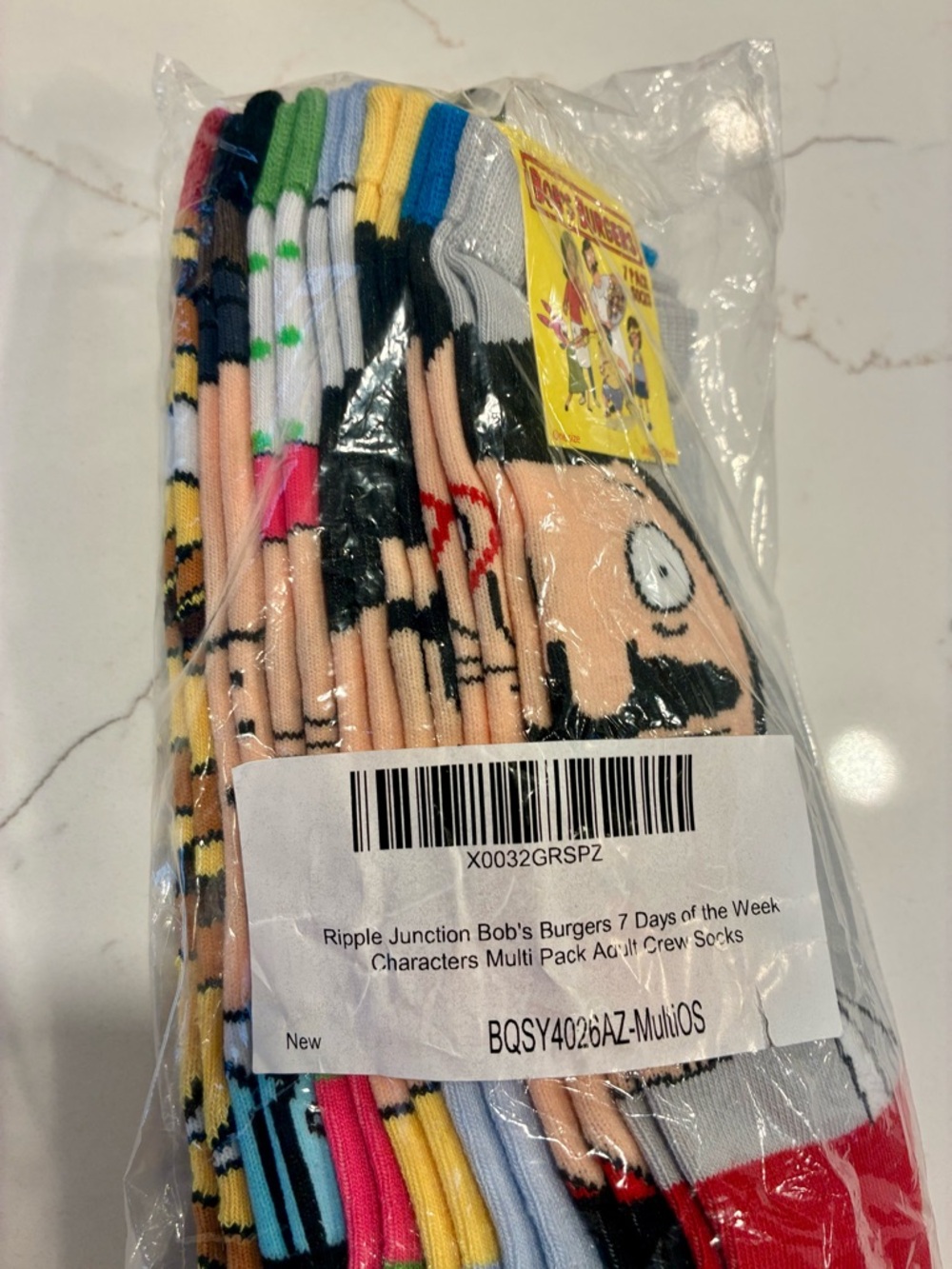 Bobs burgers every day of the week sock pack! NWT - Picture 3 of 6